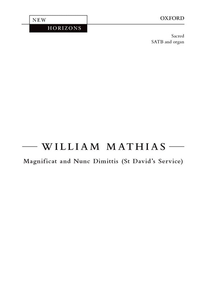 Magnificat and Nunc Dimittis (St David's Service)